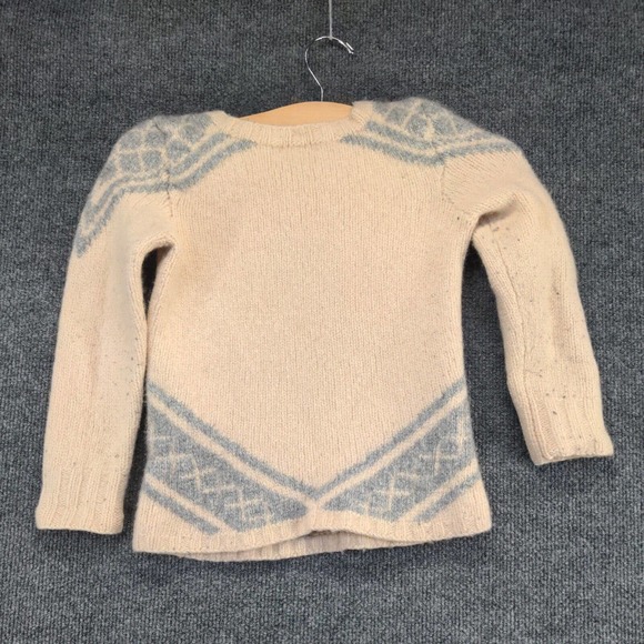 J. Crew With Cashmere Womens Pullover Tile Knit Sweater Tan Gray Small Crew Neck - Picture 5 of 14